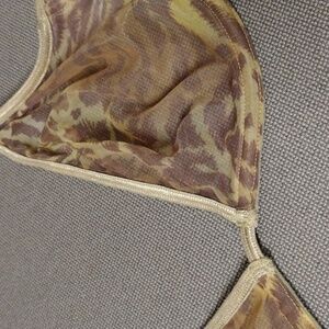 Victoria's Secret leopard underwire bra 36C